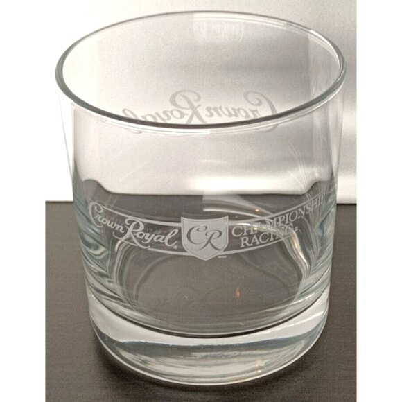 Crown Royal Championship Racing Etched Glass - Picture 2 of 2